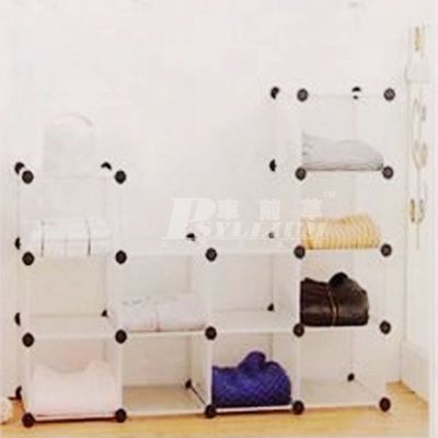 DIY自由組合柜 膜魔片塑料衣柜，開啟收納新紀元